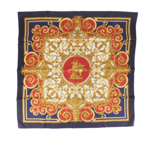 HERMÈS "Les Tuileries" Luxus Designer Seidencarré Tuch Stola 90 cm OP: 495 €
