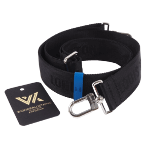 LOUIS VUITTON Luxus Designer Schulterriemen Verstellbar Silver/ Agave Blue Taiga