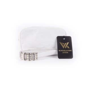 PHILIPP PLEIN Leather Clutch Monogram Skull Luxus Designer Abentasche OP: 750 €
