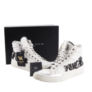 PHILIPP PLEIN Limited High Top "F U C K" Luxus Designer Sneaker EU 43.5 OP: 990€