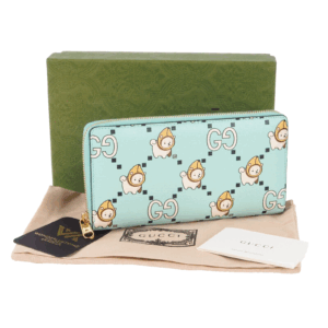 GUCCI x Pikarar Kawai Animal Print 736772 Portemonnaie Geldbeutel RARE OP: 590 €
